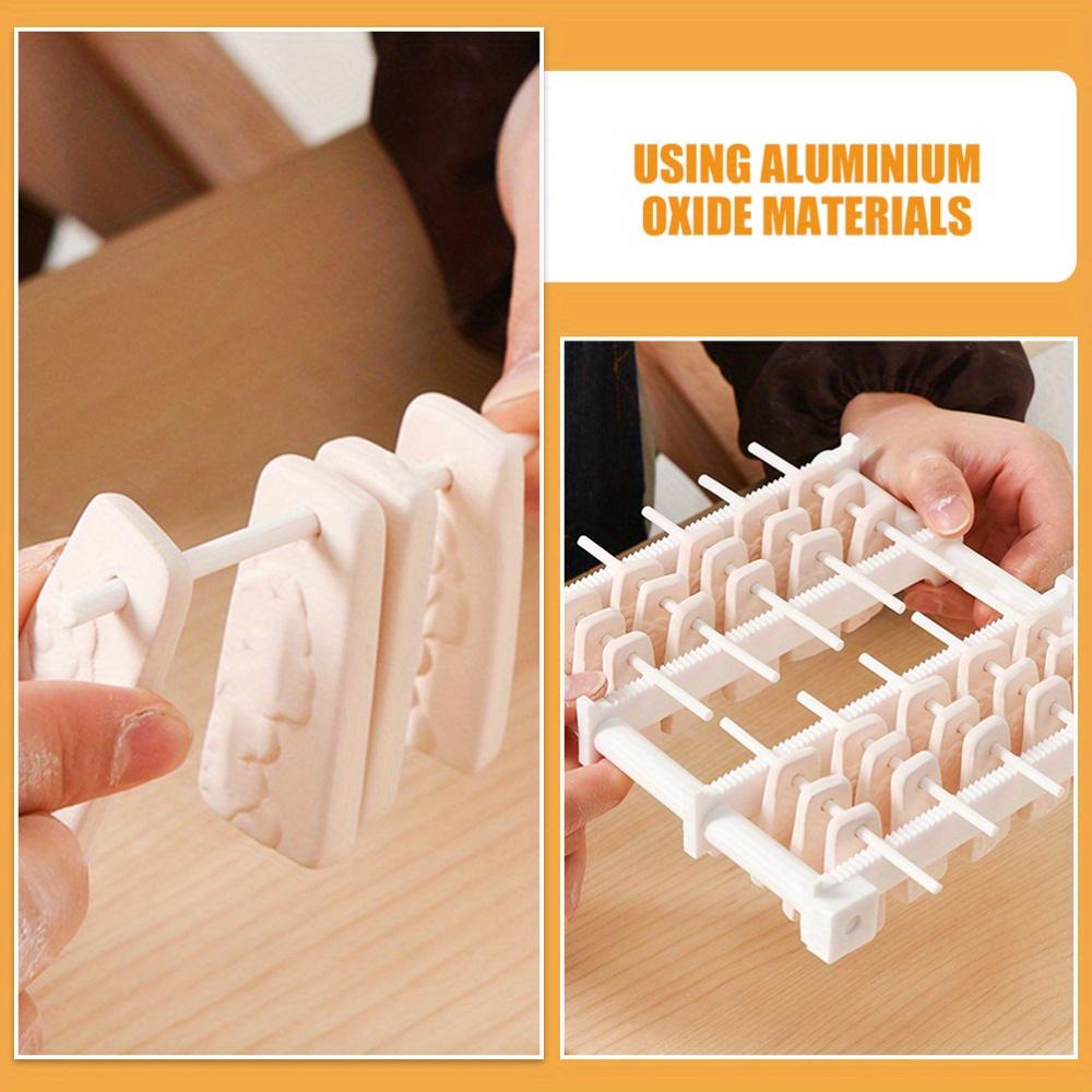 Набор из 10 керамических обжиговых стоек с регулируемыми подвесными стержнями - Компактные инструменты для печи для DIY глины и ювелирных изделий, Комплект аксессуаров для изготовления необожженной керамики