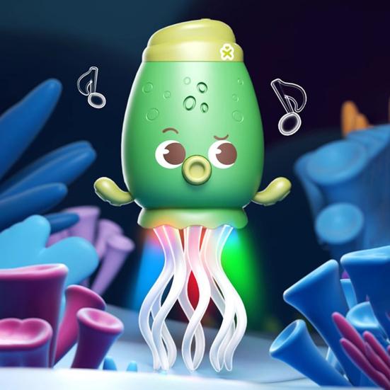 Electric Dancing Octopus Toy with LED Lights Music Smart Obstacle Avoidance Auto-Wiggling Octopus Toy Toddlers Boys Girls Crawling Cartoon Octopus Toy