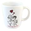 [P0345] - Ceramic Mug 'Love' (Forever In My Heart)