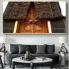 Landscape Great Mosque of Mecca Posters and Prints Wall Canvas Painting the Holy Kaaba Pictures Living Room Home Decor No Frame