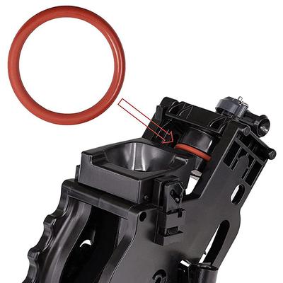 10 шт. уплотнительных колец из пищевого силикона для кофемашины, уплотнительная шайба для трубки давления, красная, набор для ремонта Vmq