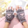 Cat Claw Half Finger Flip Mittens
