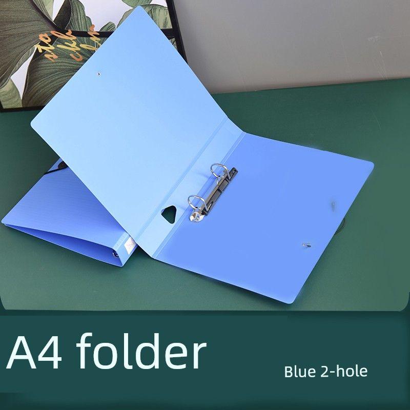 File Bag A4 Folder Storage Clip File Binder 11-Hole Protective Cover Organize Folders 3-Hole Transparent Pocket Students' Office Stationery Supplies