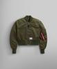 Alpha Industries Женская укороченная летная куртка L-2B Gen II OG-107 Зеленый