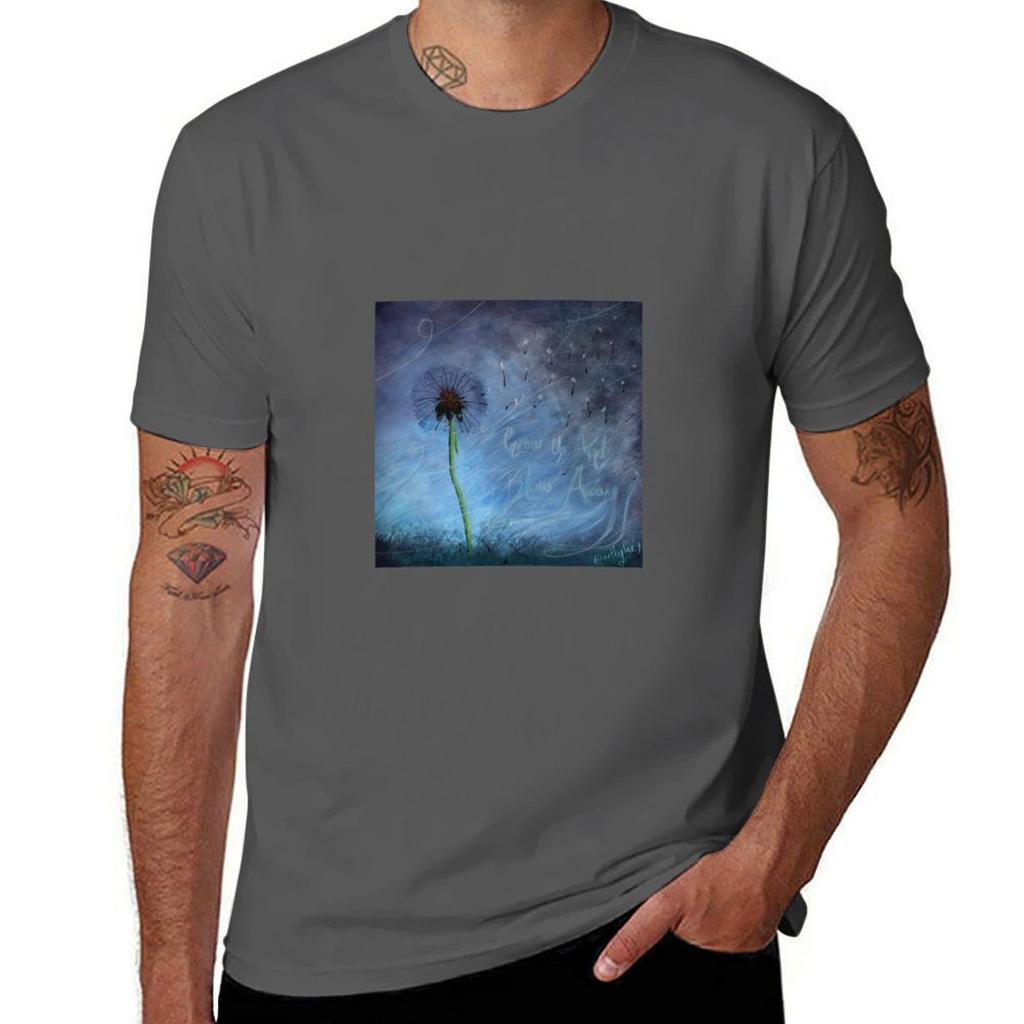 Grow Up And Blow Away Tshirt Stylish Print Short Sleeve Tee