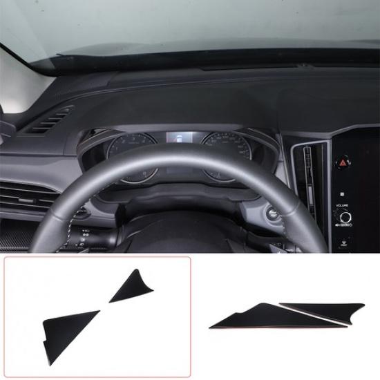 Glossy Piano Black Dashboard trument Side Trim Sticker For Subaru WRX VB 22+