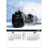 Todan 2027 Wall Calendar Steam Locomotive Journey with Japan Train Route Map 53x38cm CL27-1060