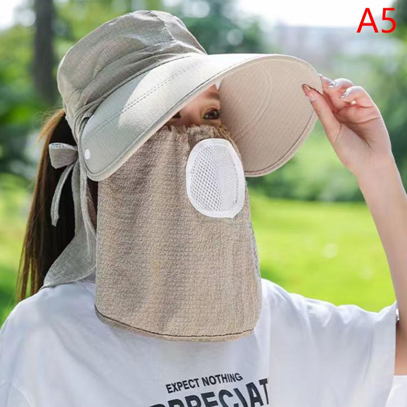 Летняя быстросохнущая кепка для рыбалки с защитой от ультрафиолета, защитная крышка для лица и шеи, для рыбалки на открытом воздухе, для велоспорта, съемный козырек, женская панама