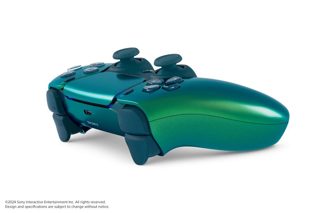 DualSense беспроводной контроллер Chroma Green контроллер кабель для зарядки для PS5 3 м [оригинальный продукт] (CFI-ZCT1J10) [Бонус Amazon.co.jp]