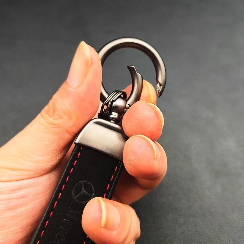 FBK3 2025 Hot New Car Keys Chain Rings Holder KeysChain For Mercedes Benz AMG S320 W164 W205 W204 W168 C180 E320 A200 CLA CLK CLS ML