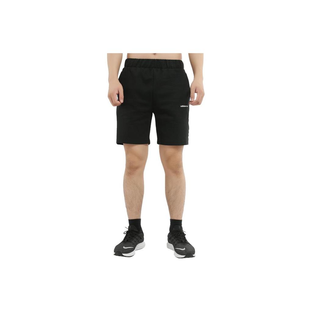 Adidas Neo Sports Lifestyle Series Breathable Fashion Versatile Casual Sports Shorts Men Shorts Black DN7409