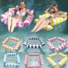 Water Hammock Recliner Inflatable Floating Swimming Mattress Sea Swimming Ring Pool Party Toy Lounge Bed For Swimming