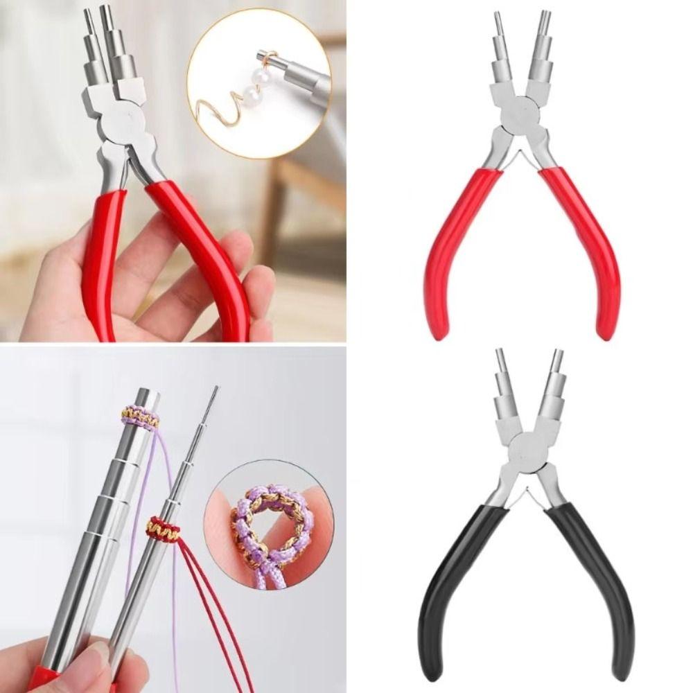 Coil Winding Tool Jewelry Pliers Multifunctional Round-nosed Pliers Six-section Pliers Jewelry