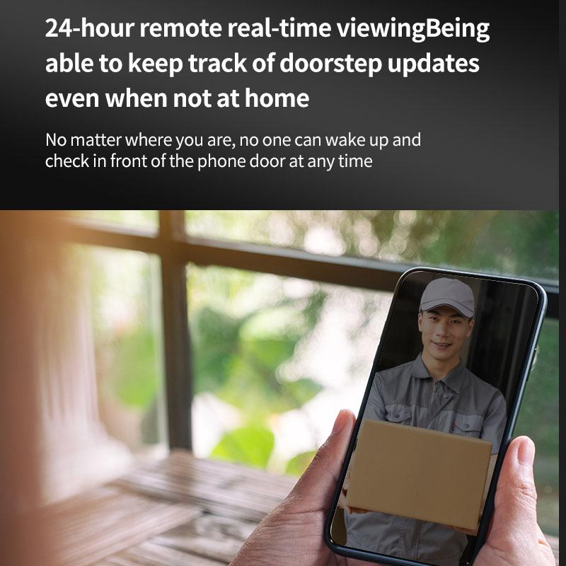 Интеллектуальный беспроводной скрытый кошачий глаз видеодомофон удаленный мониторинг дома сверхчеткий ночной звонок S50
