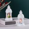 Рождественская светодиодная лампа Tealight, мягкое мерцание, питание от батареи, портативный фонарь Санта-Клауса, подвесной орнамент