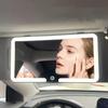 Rechargeable Car Vanity Mirror, LED Makeup Mirror with 3 Light Modes, HD Mirror for Perfect Makeup Application