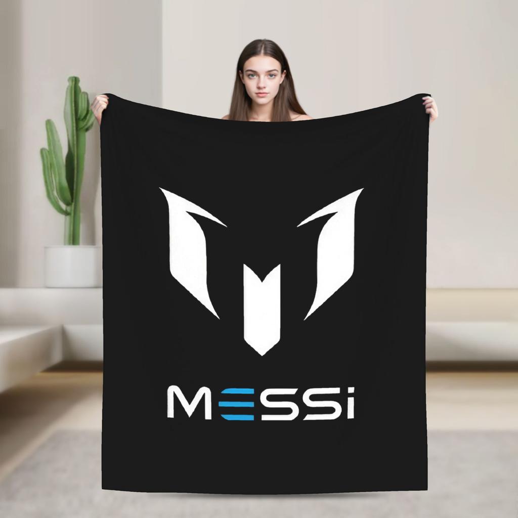 Argentina Number 10 Football Soccer Flannel Blanket Messied Awesome Throw Blanket for Home Hotel Sofa 150*125cm Bedspread