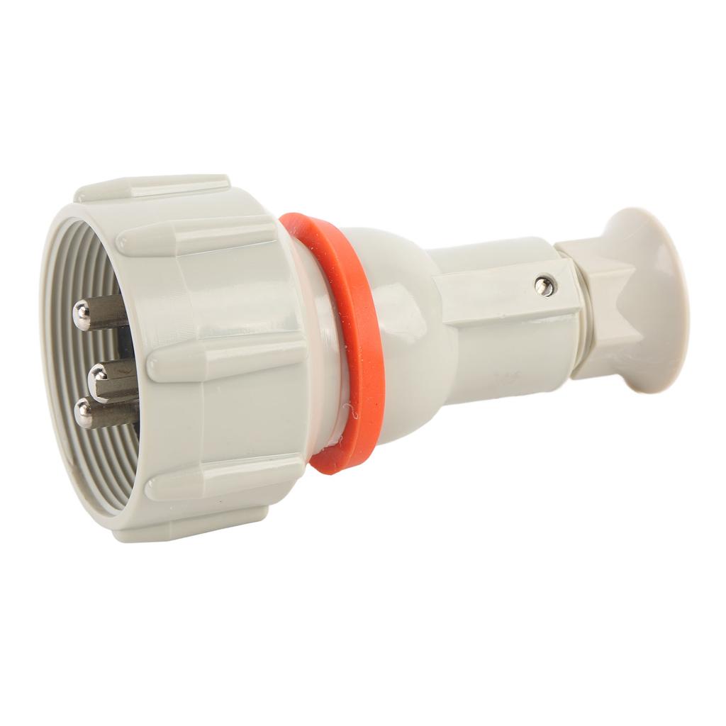 Морская вилка Нейлоновая водонепроницаемая Высокая электропроводность Повышенная безопасность 3-контактный разъем питания для лодки для палубы каюты