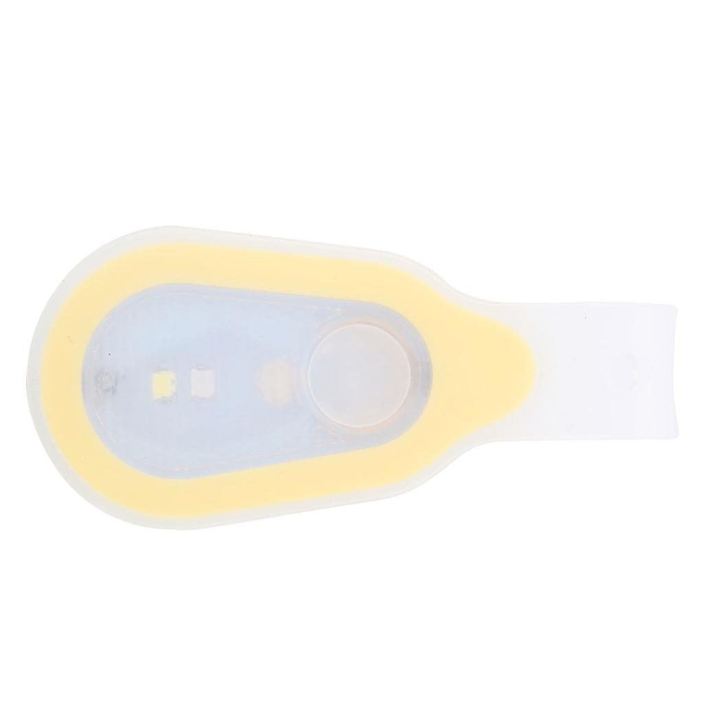 Водонепроницаемый уличный портативный светодиодный мини-ночник с кнопкой работы, силиконовый зажим для лампы