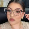 Triangular Cat Eye Clear Lens Glasses Myopia Nerd Spectacles Degree -0.5 -1.0 -2.0 To -6.0 Metal Frame Hyperopia +0.5 To +6.0