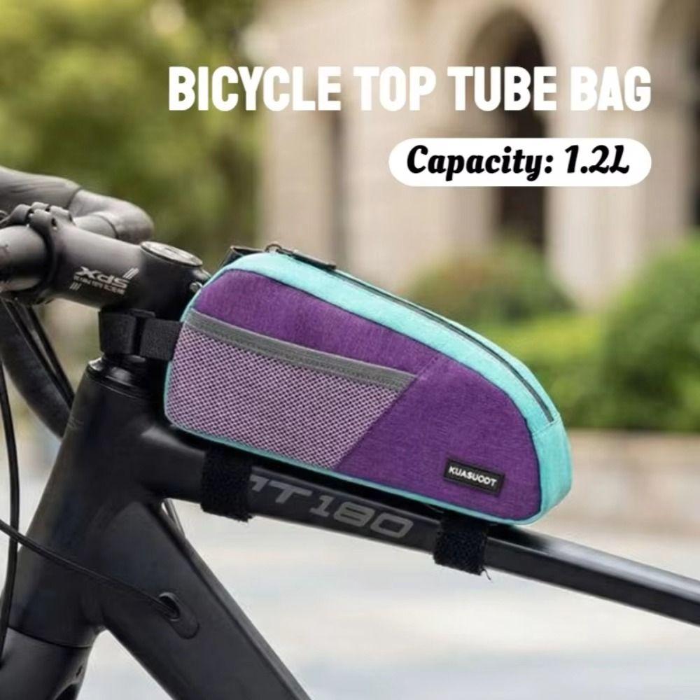 Waterproof Bicycle Top Tube Bag Large Capacity MTB Pouch  Cycling Accessories