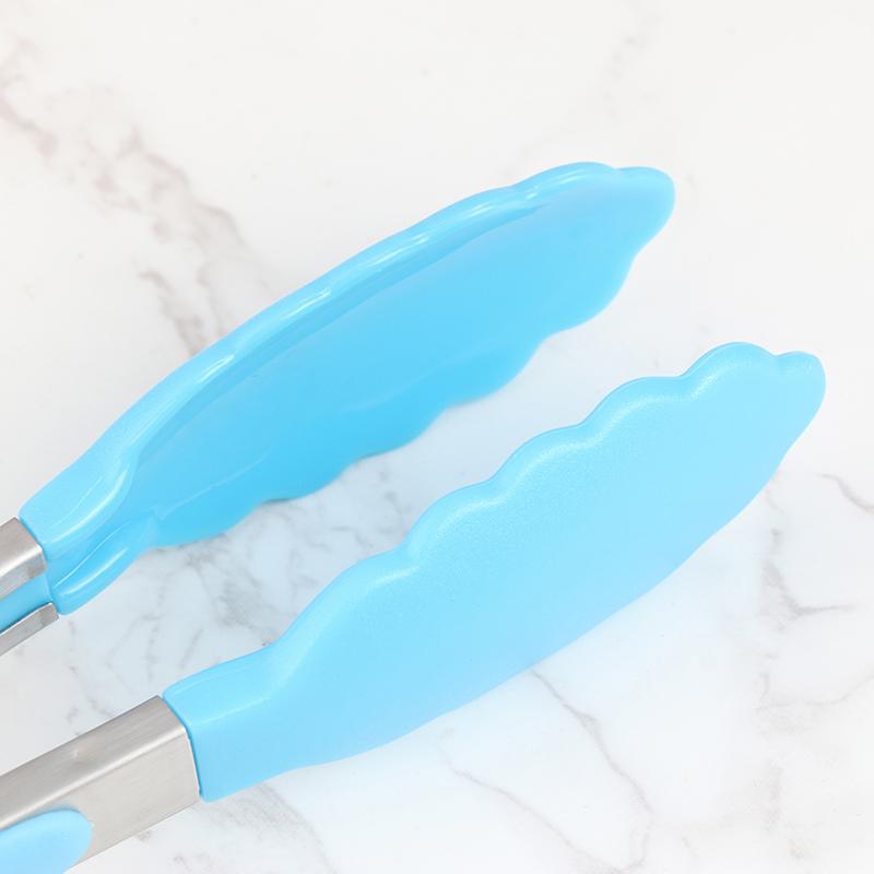 1 шт. 7 дюймов зажим для еды из нержавеющей стали зажим для еды для барбекю гриль стейк зажим для еды нескользящая ручка щипцы для хлеба вечерние кухонные аксессуары для приготовления пищи