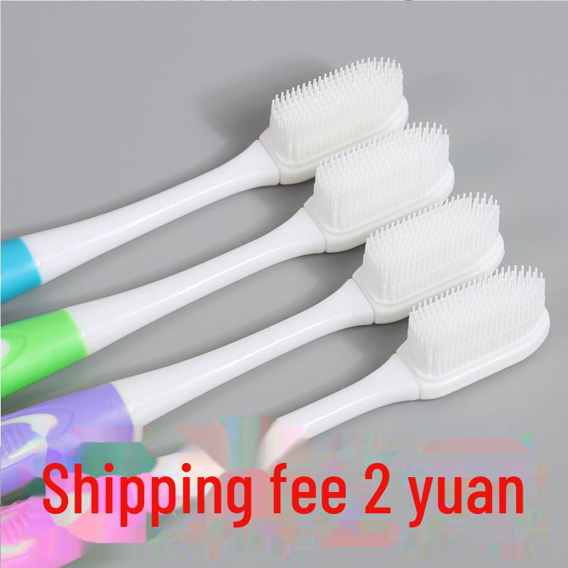 Зубная щетка Nano 2023 с мягкой щетиной — большая головка для самостоятельной установки, подходит для пар и взрослых.