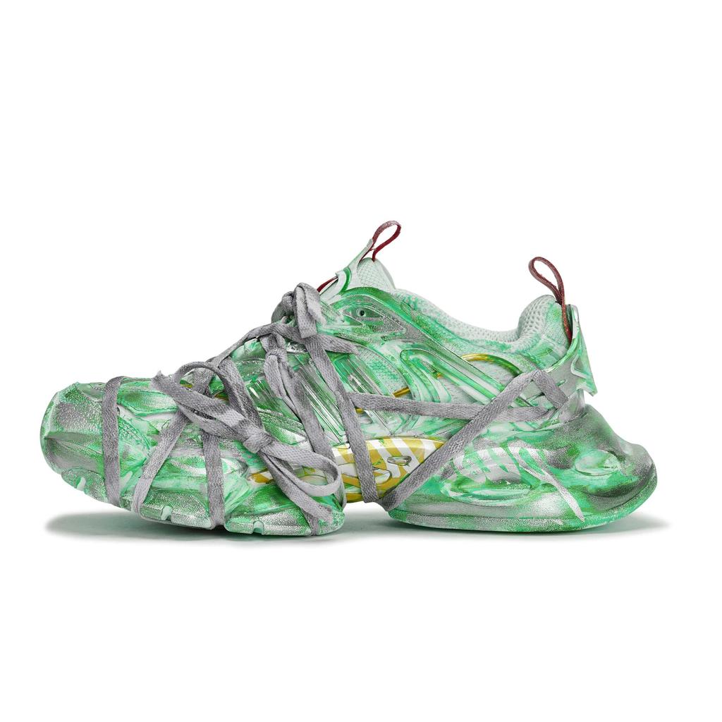 adidas XLG RUNNER DELUXE Нескользящие Устойчивые к истиранию Низкие Беговые Кроссовки Унисекс Пыльно-зеленый Серебристый JQ2973(Team80-S-BOX)