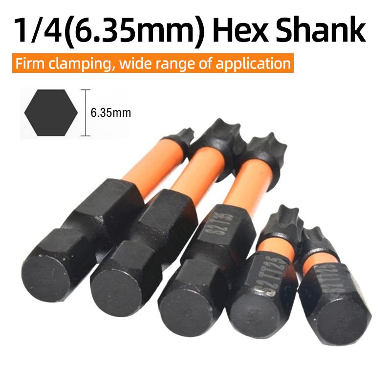 Шестигранный ключ-шестигранник Набор отверток Магнитные крестовые отвертки Torx Plum Security Tamper Proof Сверла Отвертка Ручной инструмент