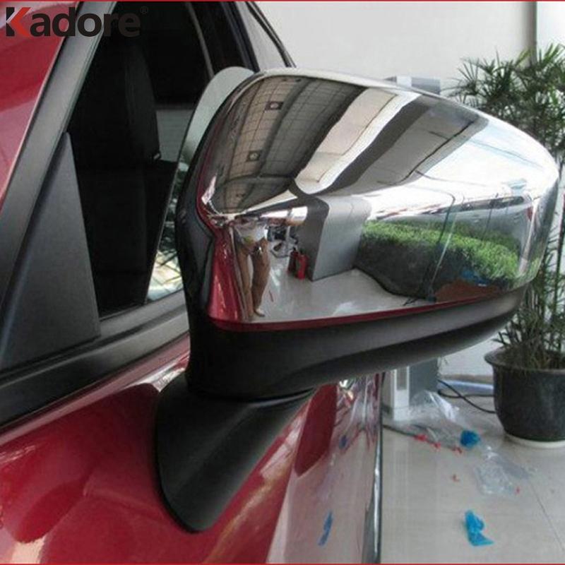 Хромированная накладка на крышку зеркала заднего вида для Mazda CX-5 CX5 2012 2013 2014 2015 2016, Хромированная накладка на крышку бокового зеркала автомобиля, Аксессуары