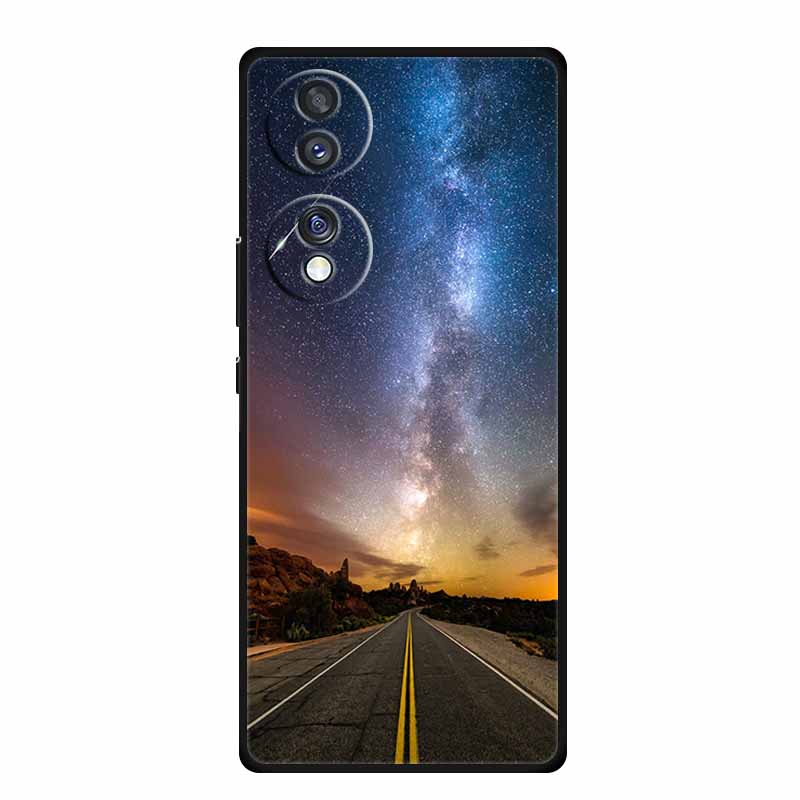 Чехол для Honor 70 Pro Plus Рождественский Мягкий Силикон ТПУ Задняя крышка телефона для Huawei Honor 70 Pro+ Honor70 Lite Мультяшная Capa Funda