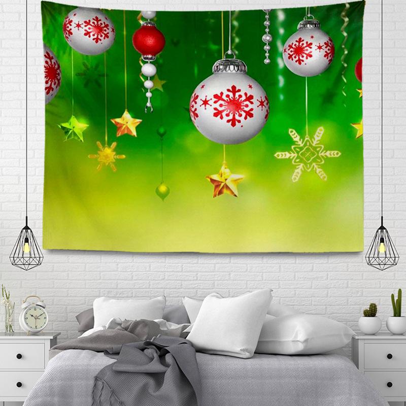 Серия подвесных тканевых гобеленов в рождественском стиле