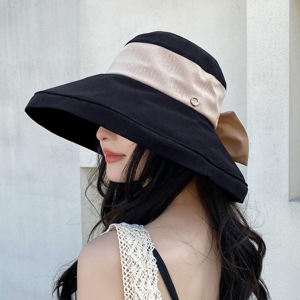 Anti-UV Beach Cap Large Brim Sun Hat Fashion Bucket Hat