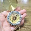 Luminous Handmade Magnetic Brass Compass for Navigation Engravable Pocket Compass for Camping Hiking with Pointer Dial Display