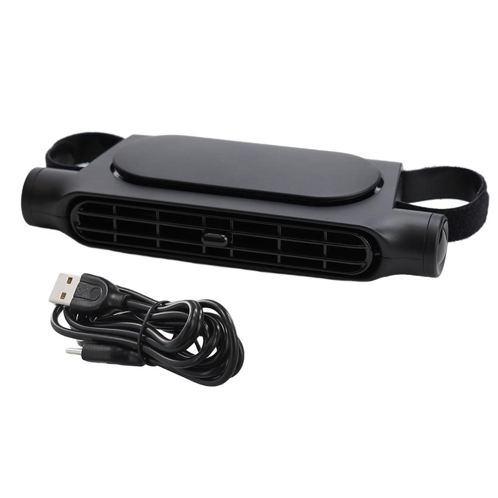 Вентилятор охлаждения спинки сиденья автомобиля, вентилятор для заднего сиденья автомобиля, регулируемый на 360 градусов, 3-скоростной вентилятор для шеи, аксессуары для автомобиля, автофургона, седана