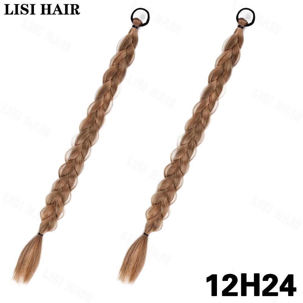 «Жаростойкий» шикарный длинный плетеный хвост для женщин — термостойкие синтетические волосы, универсальный стиль для повседневного ношения