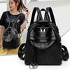 Genuine Leather Backpack for Women Travel Backpack Soft Cowhide School Backpack