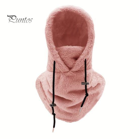 Женская зимняя шапка-балаклава, толстая, теплая, флисовая, ветрозащитная, регулируемая, полная защита, для путешествий на открытом воздухе, для холодной погоды, для езды на велосипеде, катания на лыжах