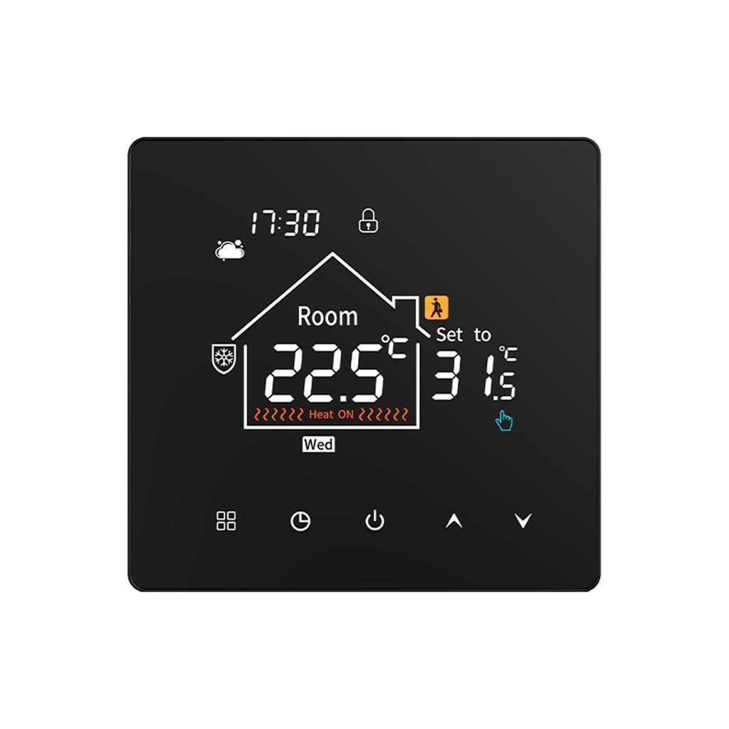 Smart Thermostat Electric Heating System Programmable Floor Temperature Controller for Home No Wireless Fidelity
