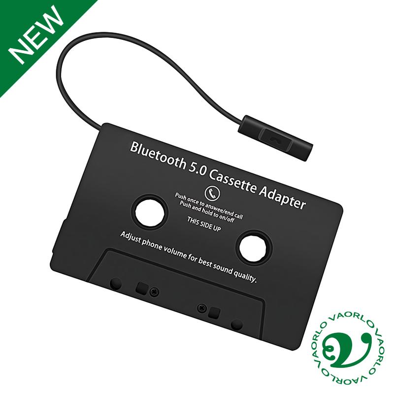 Универсальный Bluetooth 5.0 конвертер автомобильный магнитофон автомобильный MP3 стерео музыкальный аудиокассетный плеер беспроводной аудиоадаптер с микрофоном для звонков