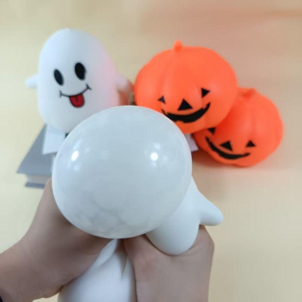 Relax Gift Halloween Pumpkin Squishy Toy Release Hand Slow Rebound Fidget Toy  Kids Toy