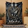 Custom Name Personalized Collingwood Print Blanket, Home Decor, Bedroom, Sofa, Camping, Couch, Gifts for Birthday Christmas