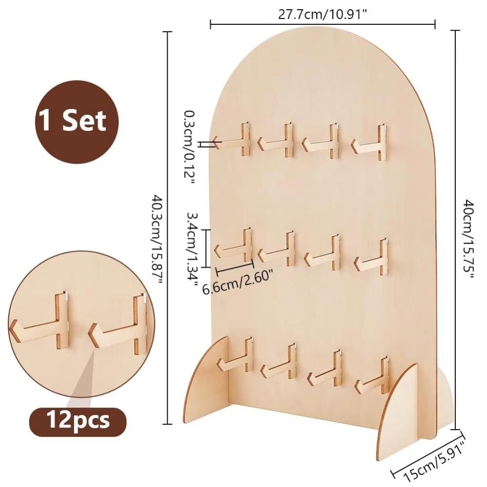 Arch Earring Display Rack Detachable Ring Holder Bracelet Organizer Rack Trade Show