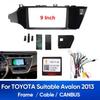Совместимая рамка Android для Toyota Avalon 2013-2018, универсальная лицевая панель 9 дюймов