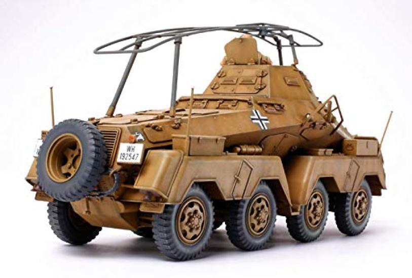 Tamiya Серия военных миниатюр 297 Немецкий армейский тяжелый бронеавтомобиль Корпус Африки Пластиковая модель 35297 1/35 Нет. 8-колесный Sd.Kfz.232