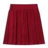 Шарфон Плиссированная Винная с Резинкой 45 см Мини для Школы Школьный Развлекательный REI203 Юбка, Красная, Стройнящая, Подюбник, Талия, Сексуальная, Длина, На Подкладке,