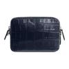 Coach Charter 19 Zipper Closure Detachable Shoulder Strap Crocodile Pattern Embossed Leather Messenger Bag Men Bags Deep-Navy CW431-DNA