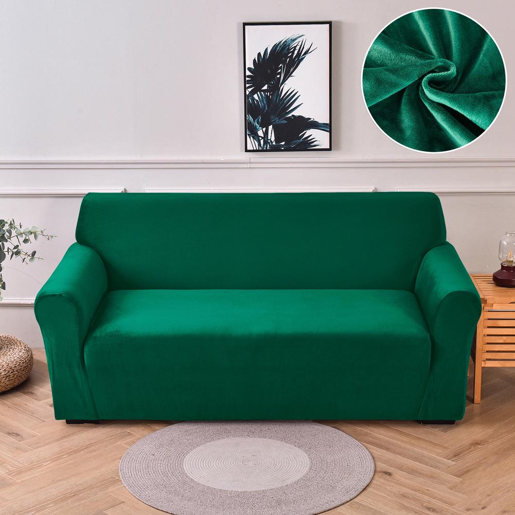 Ультрамягкий чехол для дивана из бархата Silver Fox Velvet с высокой эластичностью