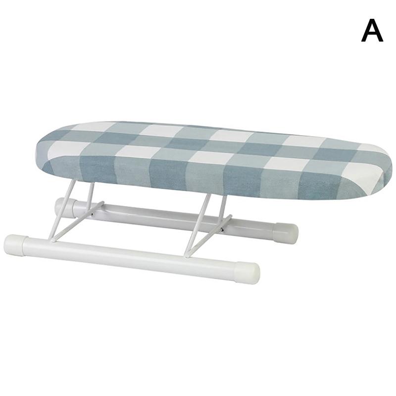 Folding Mini Ironing Board With Folding Legs Portable Household Clothes Ironing Rack Home Supplies Heat Resistant Ironing Cover