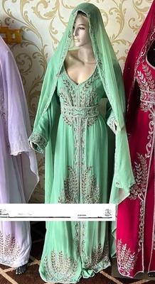 Исламский Марокканский Кафтан Новый Жоржет Абая Платье Дубай Фараша Королевский